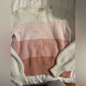 Striped sweater, size medium